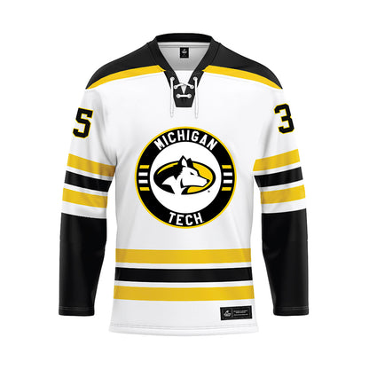 Michigan Tech - NCAA Men's Ice Hockey : Owen Bartoszkiewicz - Hockey Jersey-0