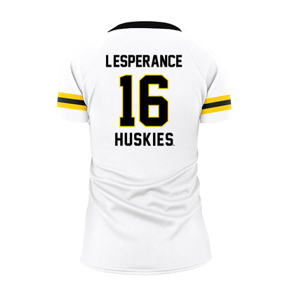 Michigan Tech - NCAA Women's Volleyball : Ashley L'Esperance - White Volleyball Jersey