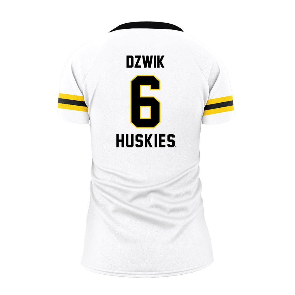 Michigan Tech - NCAA Women's Volleyball : Brooke Dzwik - White Volleyball Jersey