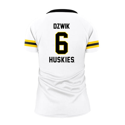 Michigan Tech - NCAA Women's Volleyball : Brooke Dzwik - White Volleyball Jersey
