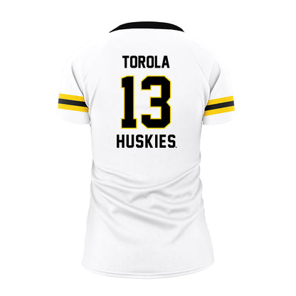 Michigan Tech - NCAA Women's Volleyball : Madelyn Torola - White Volleyball Jersey-1