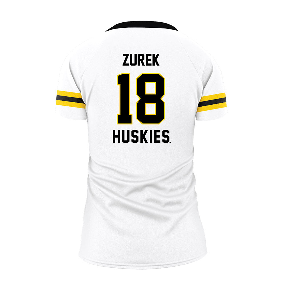 Michigan Tech - NCAA Women's Volleyball : Rachel Zurek - White Volleyball Jersey-1