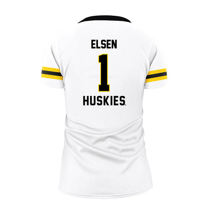 Michigan Tech - NCAA Women's Volleyball : Madelyn Elsen - White Volleyball Jersey