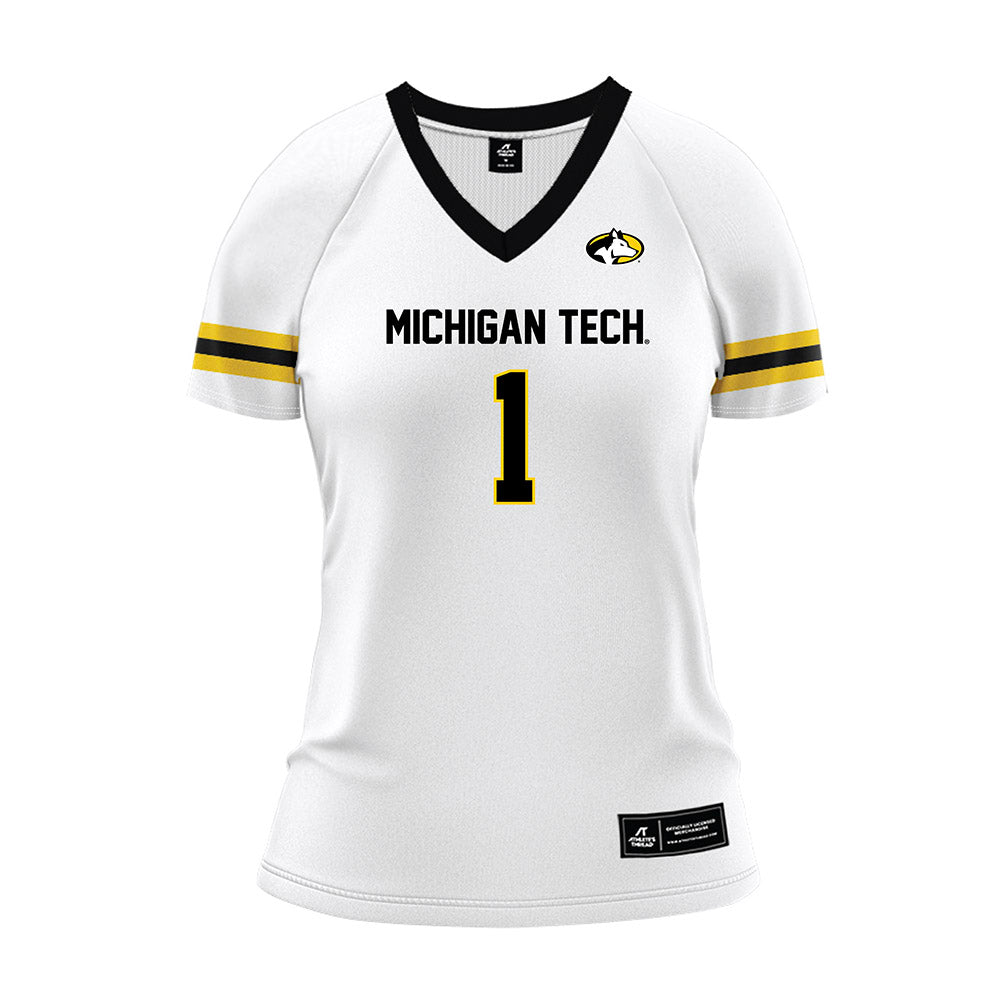 Michigan Tech - NCAA Women's Volleyball : Madelyn Elsen - White Volleyball Jersey