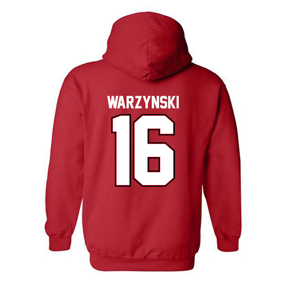 UW River Falls - NCAA Football : Riley Warzynski - Classic Shersey Hooded Sweatshirt-1
