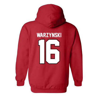 UW River Falls - NCAA Football : Riley Warzynski - Classic Shersey Hooded Sweatshirt-1