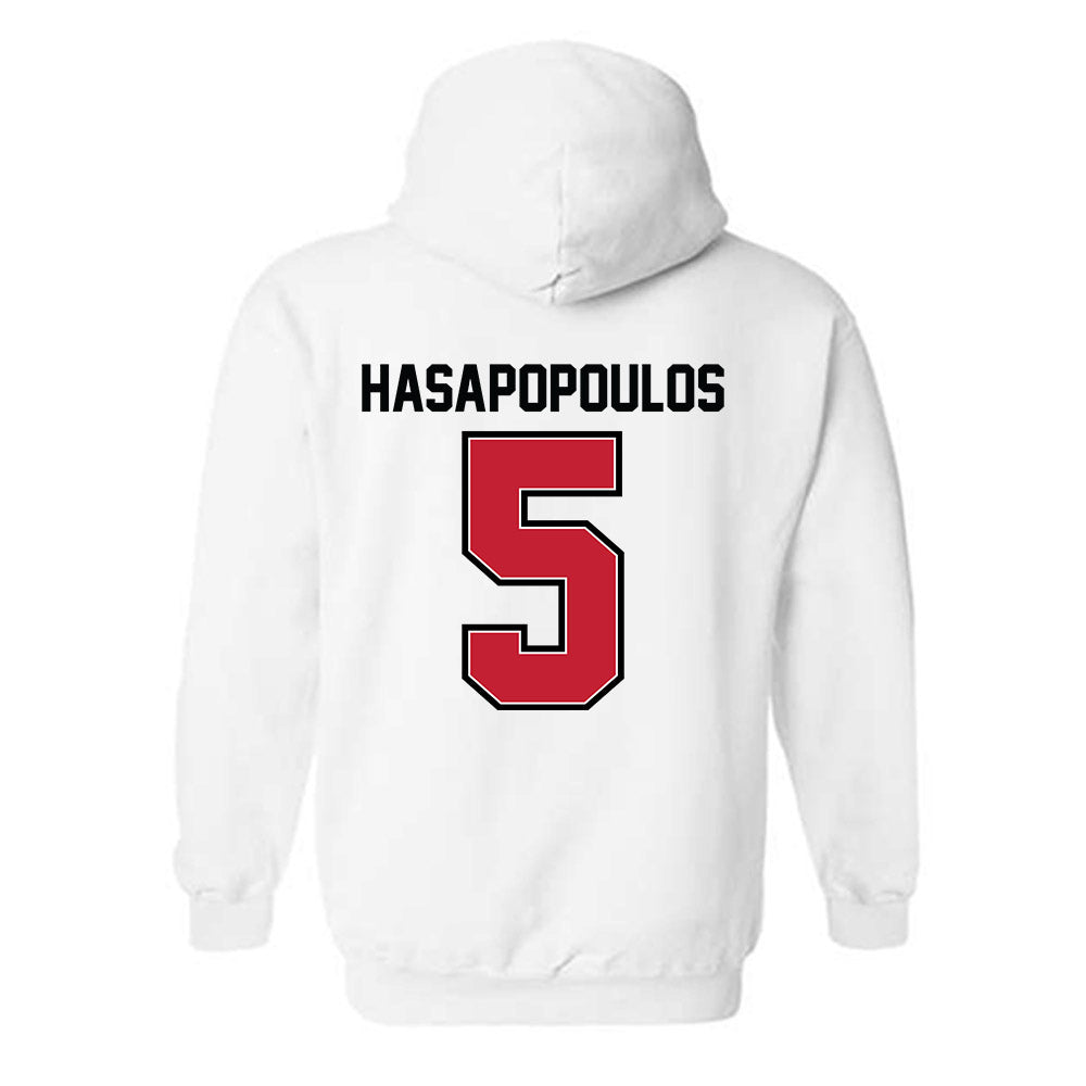 UW River Falls - NCAA Softball : Michaela Hasapopoulos - Classic Shersey Hooded Sweatshirt-1