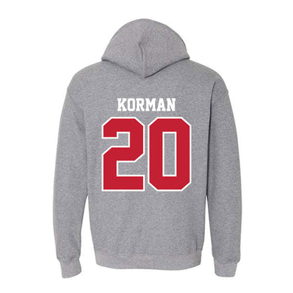 UW River Falls - NCAA Men's Ice Hockey : Parker Korman - Classic Shersey Hooded Sweatshirt-1