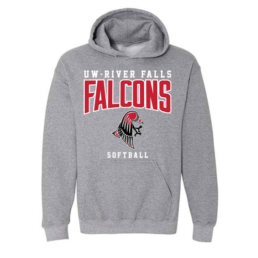 UW River Falls - NCAA Softball : Michaela Hasapopoulos - Classic Shersey Hooded Sweatshirt-0