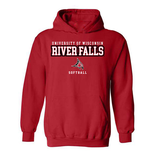 UW River Falls - NCAA Softball : Michaela Hasapopoulos - Classic Shersey Hooded Sweatshirt-0