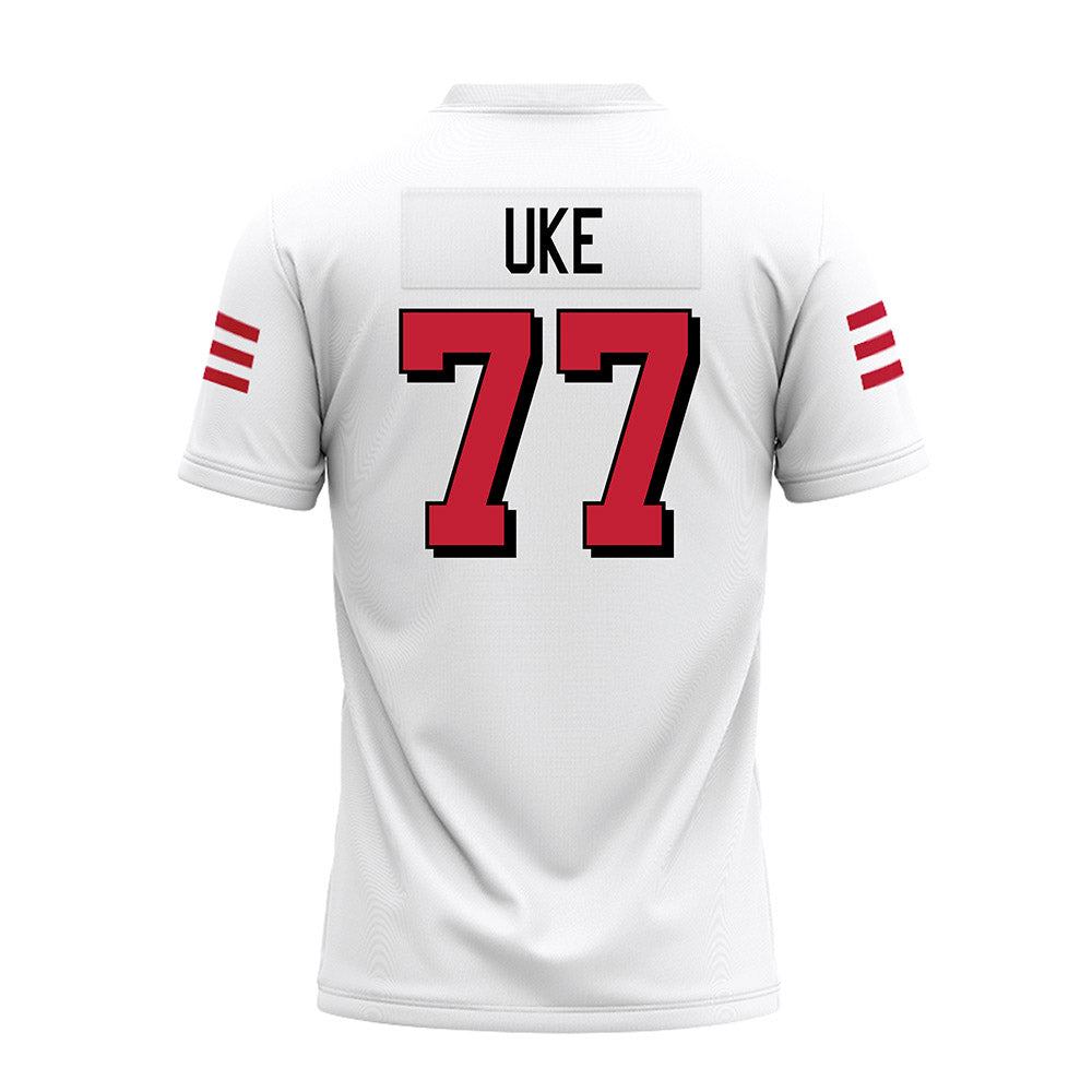 Miami of Ohio - NCAA Football : Austin Uke - 2024 White Premium Football Jersey-1