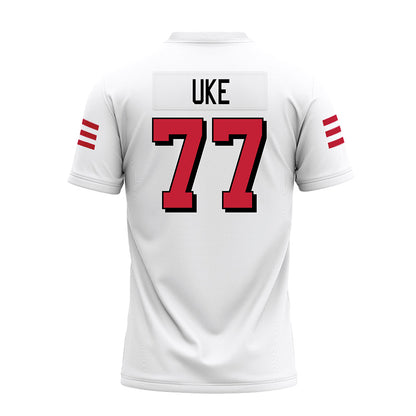 Miami of Ohio - NCAA Football : Austin Uke - 2024 White Premium Football Jersey-1