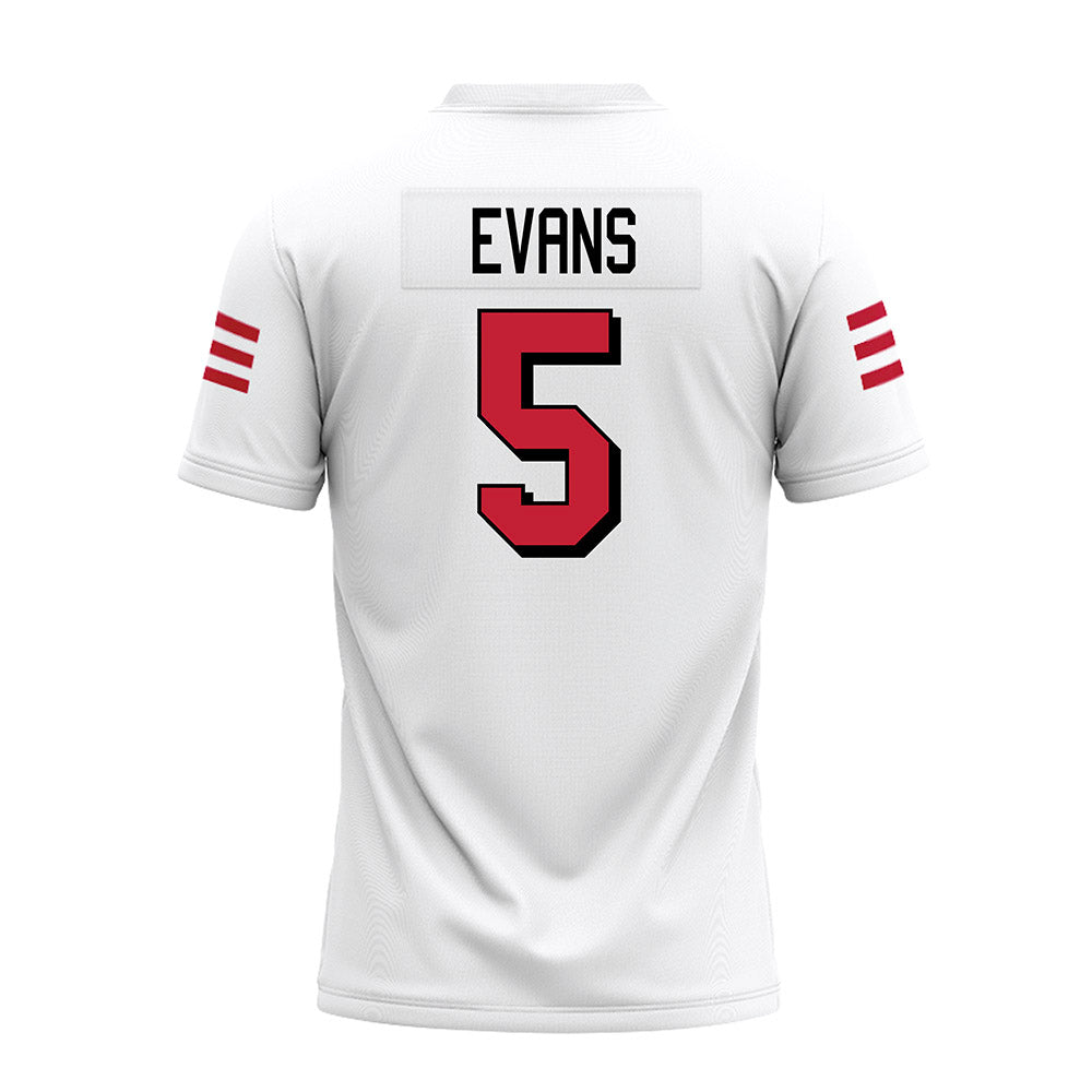 Miami of Ohio - NCAA Football : Luke Evans - 2024 White Premium Football Jersey-1