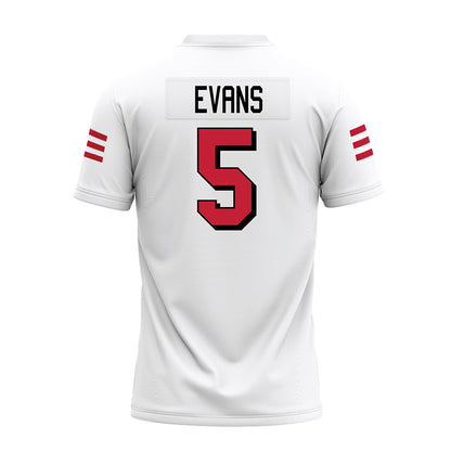 Miami of Ohio - NCAA Football : Luke Evans - 2024 White Premium Football Jersey-1