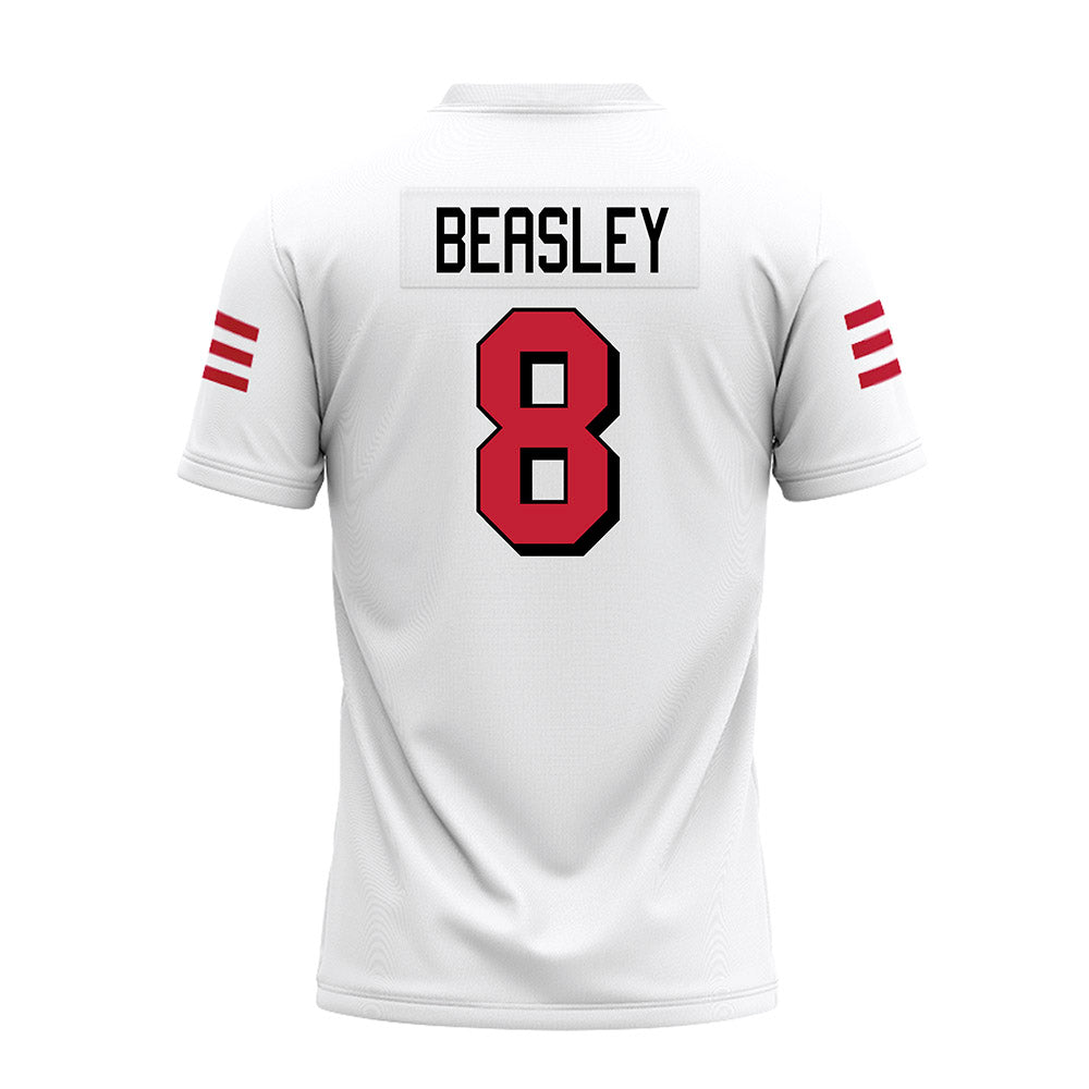 Miami of Ohio - NCAA Football : Koy Beasley - 2024 White Premium Football Jersey-1