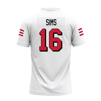 Miami of Ohio - NCAA Football : Ryan Sims - 2024 White Premium Football Jersey-1