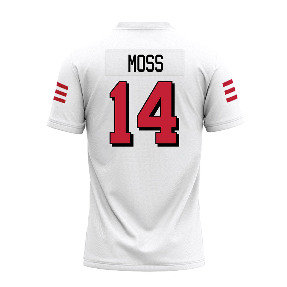 Miami of Ohio - NCAA Football : Khory Moss - 2024 White Premium Football Jersey-1