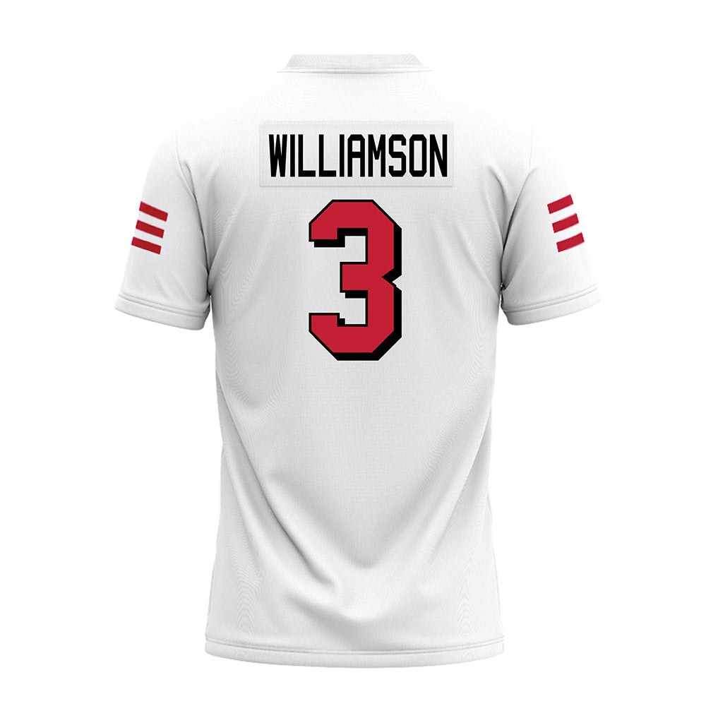 Miami of Ohio - NCAA Football : Darion Williamson - 2024 White Premium Football Jersey-1