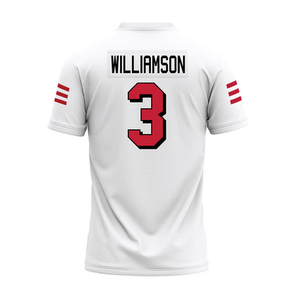 Miami of Ohio - NCAA Football : Darion Williamson - 2024 White Premium Football Jersey-1