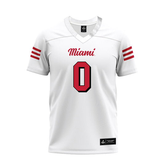 Miami of Ohio - NCAA Football : Keith Reynolds - 2024 White Premium Football Jersey-0