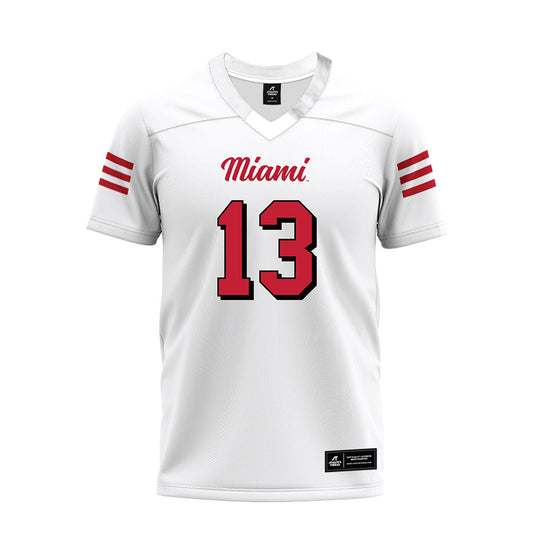 Miami of Ohio - NCAA Football : Desmon Yharbrough - 2024 White Premium Football Jersey-0