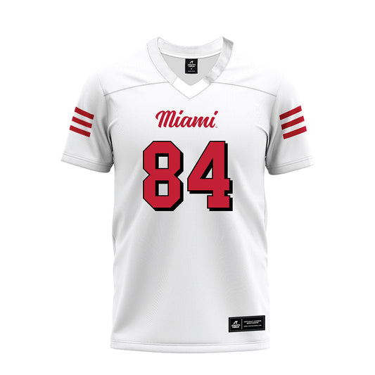 Miami of Ohio - NCAA Football : Cole Weaver - 2024 White Premium Football Jersey-0