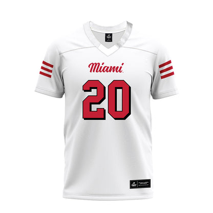 Miami of Ohio - NCAA Football : Adam Trick - 2024 White Premium Football Jersey