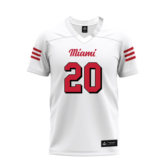 Miami of Ohio - NCAA Football : Adam Trick - 2024 White Premium Football Jersey