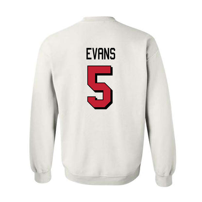 Miami of Ohio - NCAA Football : Luke Evans - 2024 Replica Shersey Crewneck Sweatshirt-1