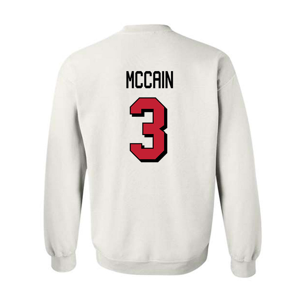 Miami of Ohio - NCAA Football : Malcolm McCain - 2024 Replica Shersey Crewneck Sweatshirt-1