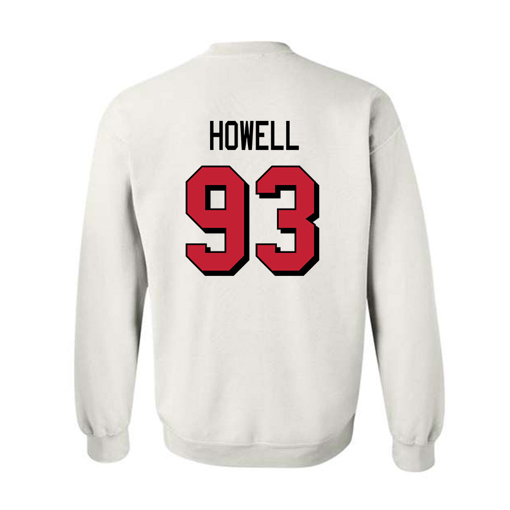 Miami of Ohio - NCAA Football : Logan Howell - 2024 Replica Shersey Crewneck Sweatshirt-1