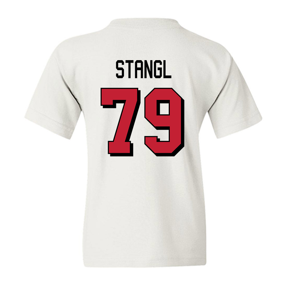 Miami of Ohio - NCAA Football : Jonathan Stangl - 2024 Replica Shersey Youth T-Shirt-1