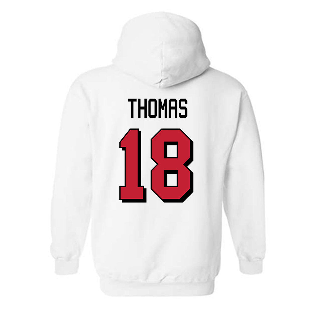 Miami of Ohio - NCAA Football : Antwon Thomas - 2024 Replica Shersey Hooded Sweatshirt-1