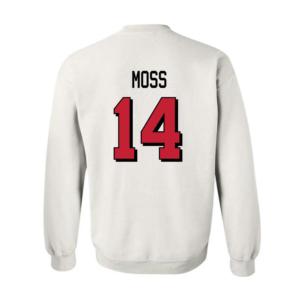 Miami of Ohio - NCAA Football : Khory Moss - 2024 Replica Shersey Crewneck Sweatshirt-1