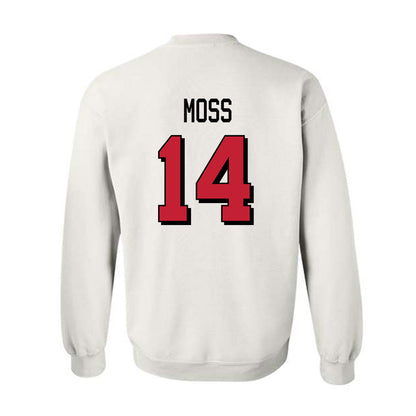 Miami of Ohio - NCAA Football : Khory Moss - 2024 Replica Shersey Crewneck Sweatshirt-1