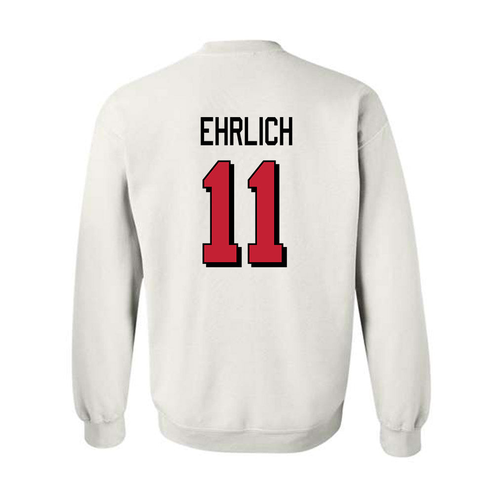 Miami of Ohio - NCAA Football : Noah Ehrlich - 2024 Replica Shersey Crewneck Sweatshirt-1