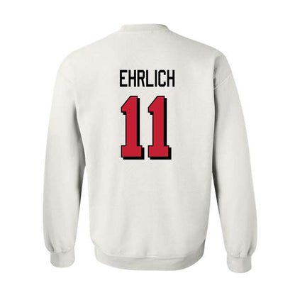 Miami of Ohio - NCAA Football : Noah Ehrlich - 2024 Replica Shersey Crewneck Sweatshirt-1