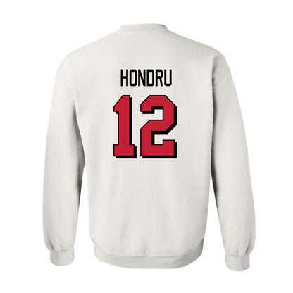 Miami of Ohio - NCAA Football : Corban Hondru - 2024 Replica Shersey Crewneck Sweatshirt-1