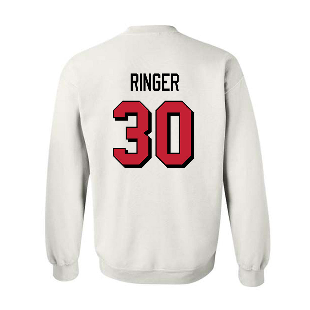 Miami of Ohio - NCAA Football : Josh Ringer - 2024 Replica Shersey Crewneck Sweatshirt-1