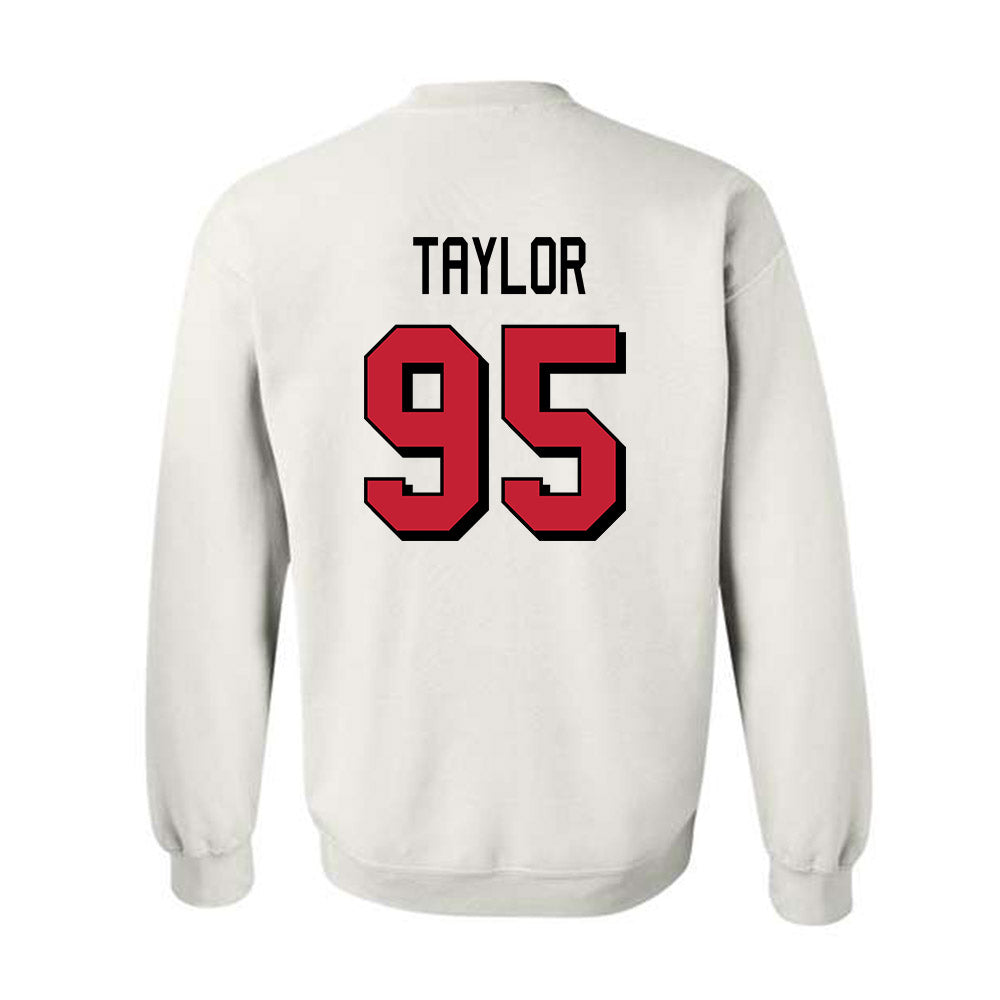 Miami of Ohio - NCAA Football : Aariz Taylor - 2024 Replica Shersey Crewneck Sweatshirt-1