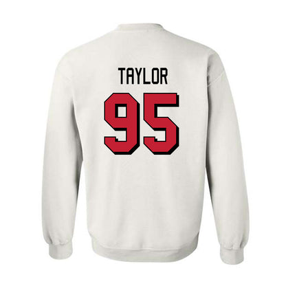 Miami of Ohio - NCAA Football : Aariz Taylor - 2024 Replica Shersey Crewneck Sweatshirt-1