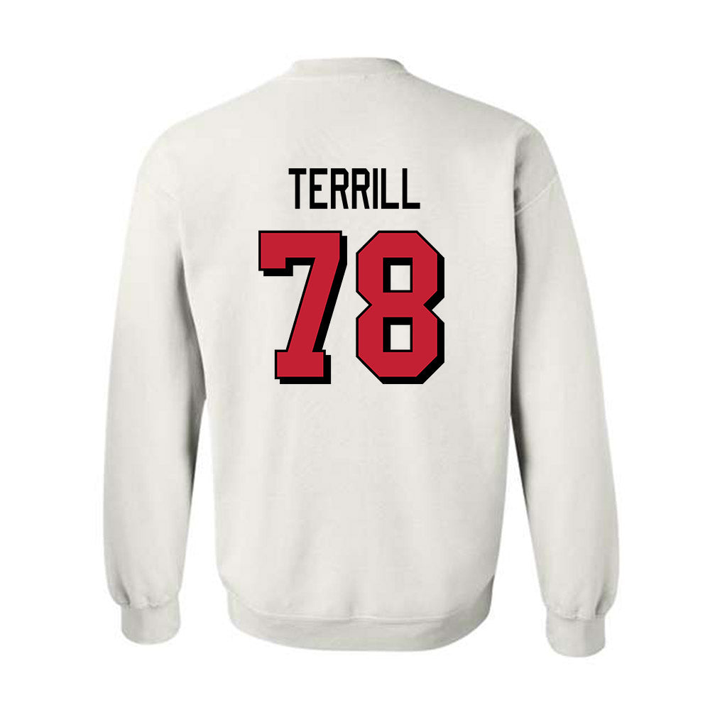 Miami of Ohio - NCAA Football : Drew Terrill - 2024 Replica Shersey Crewneck Sweatshirt-1