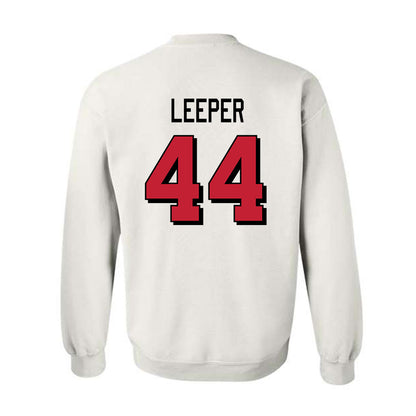 Miami of Ohio - NCAA Football : Grant Leeper - 2024 Replica Shersey Crewneck Sweatshirt-1