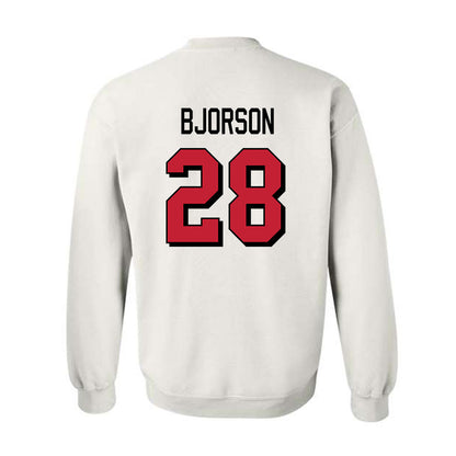 Miami of Ohio - NCAA Football : Andrew Bjorson - 2024 Replica Shersey Crewneck Sweatshirt-1