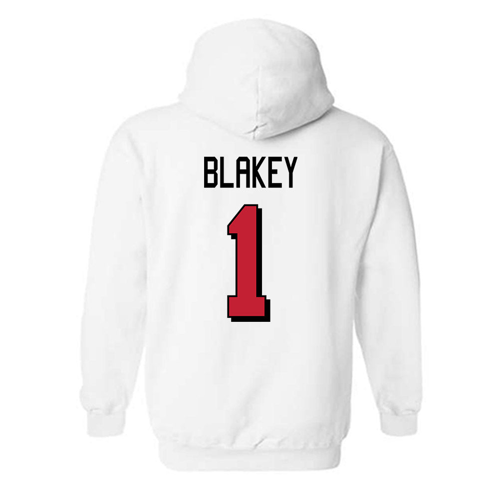Miami of Ohio - NCAA Football : Eli Blakey - 2024 Replica Shersey Hooded Sweatshirt-1