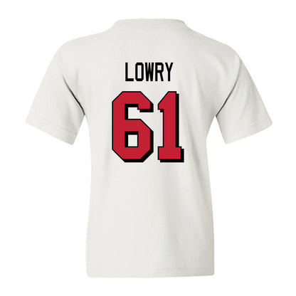 Miami of Ohio - NCAA Football : Andrew Lowry - 2024 Replica Shersey Youth T-Shirt-1