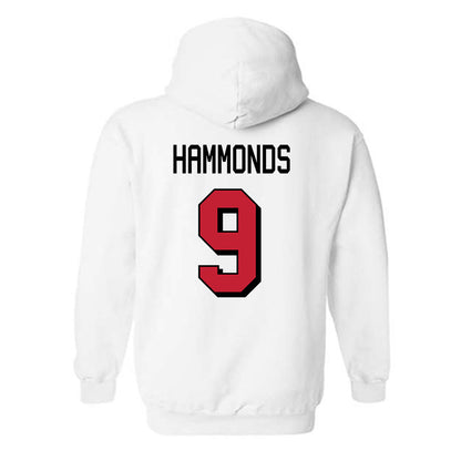Miami of Ohio - NCAA Football : Javon Hammonds - 2024 Replica Shersey Hooded Sweatshirt-1