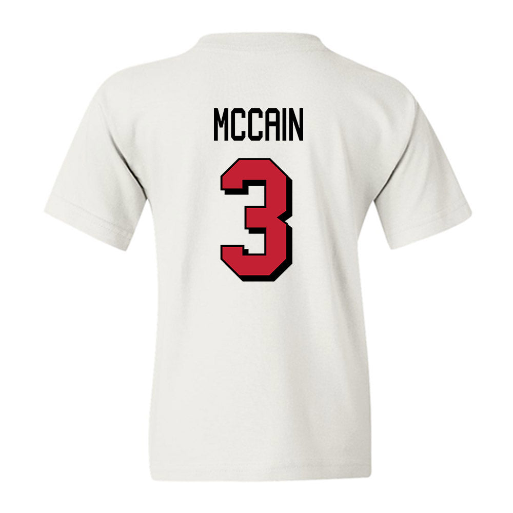 Miami of Ohio - NCAA Football : Malcolm McCain - 2024 Replica Shersey Youth T-Shirt-1