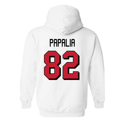Miami of Ohio - NCAA Football : Paolo Papalia - 2024 Replica Shersey Hooded Sweatshirt-1