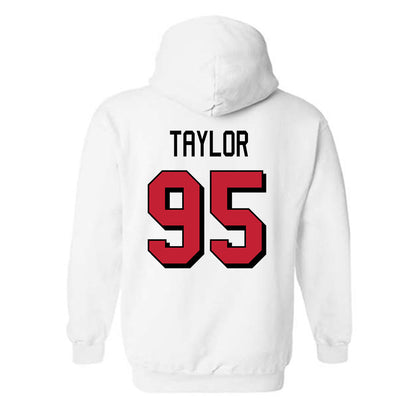 Miami of Ohio - NCAA Football : Aariz Taylor - 2024 Replica Shersey Hooded Sweatshirt-1